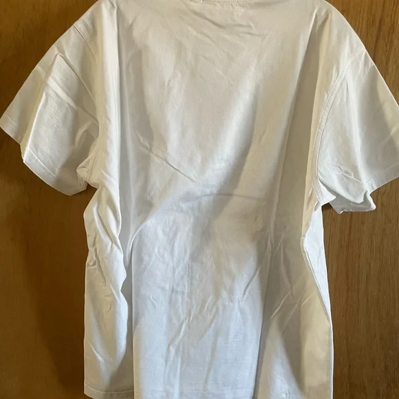 NWT BURBERRY Prorsum Label logo-patch White Tee 100% AUTHENTIC SIZE L - Picture 8 of 9